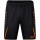 JAKO Training Pants (Short) Challenge - Double-Stretch-Knit, Side Pockets with Zipper - black/orange Boys